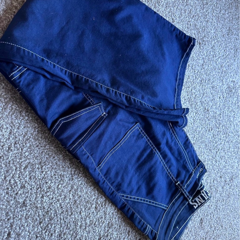 Navy Blue Cargo Pants - Picture 7 of 9